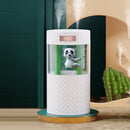 H218 USB Panda Mini Night Light Home Bedroom Desktop Mute Double Nozzle Air Humidifier(White)