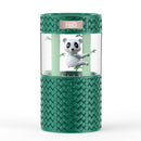 H218 USB Panda Mini Night Light Home Bedroom Desktop Mute Double Nozzle Air Humidifier(Green)