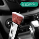 2 PCS Car Air-Conditioned Air Outlet Cleaning Brush Car Interior Cleaning Tool Dust Soft Hair Brush(Blue)