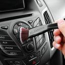 2 PCS Car Air-Conditioned Air Outlet Cleaning Brush Car Interior Cleaning Tool Dust Soft Hair Brush(Blue)