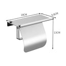 4103 Stainless Steel Roll Paper Holder Mobile Phone Paper Towel Rack Hotel Bathroom Rack, Color: Rose Gold