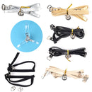 3 Pairs High Heels Prevent Heel Drop Shoe Strap(Silver)