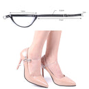 3 Pairs High Heels Prevent Heel Drop Shoe Strap(Mirror Black)