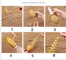 2 PCS Tornado Potato Spiral Cutter Slicer Potato Chips Cooking Tools
