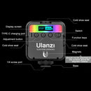 Ulanzi VL49 RGB Small LED Video Fill Light 6W Vlog Photography Beauty Light(Black)