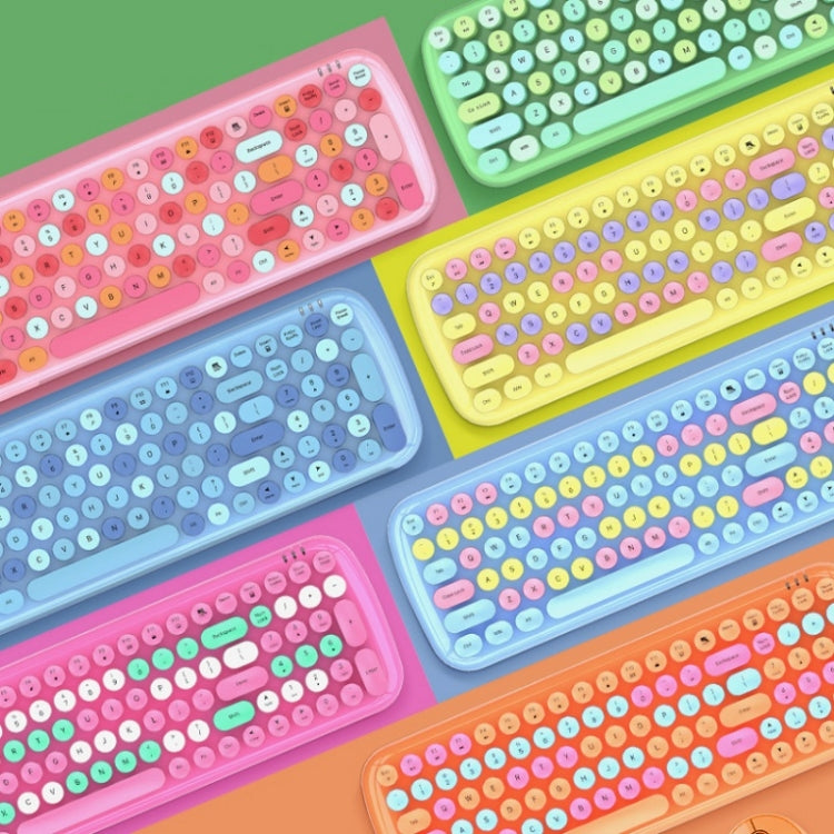 MOFii Candy XR Color Wireless Keyboard And Mouse Set(Lemon Yellow)