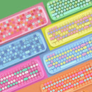 MOFii Candy XR Color Wireless Keyboard And Mouse Set(Barbie Pink)