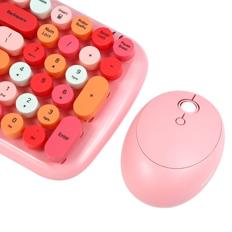 MOFii Candy XR Color Wireless Keyboard And Mouse Set(Barbie Pink)