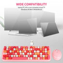 MOFii Candy XR Color Wireless Keyboard And Mouse Set(Blue Mix Color)