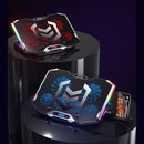 ICE COOREL K9 USB Power Supply Notebook Mute Radiator RGB Laptop Radiator Bracket(Dazzling Red)