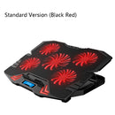 ICE COOREL K5 Laptop Radiator Computer Cooling Bracket, Colour: Standard Version (Black Red)