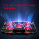 ICE COOREL K5 Laptop Radiator Computer Cooling Bracket, Colour: Standard Version (Black Red)