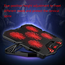 ICE COOREL K5 Laptop Radiator Computer Cooling Bracket, Colour: Standard Version (Black Red)