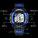SYNOKE 99269 Children Sports Waterproof Digital Watch, Colour: Small (Blue)