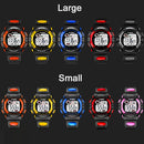 SYNOKE 99269 Children Sports Waterproof Digital Watch, Colour: Small (Yellow)