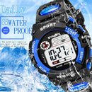 SYNOKE 99269 Children Sports Waterproof Digital Watch, Colour: Small (Pink)