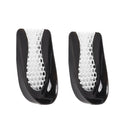 3 Pairs Honeycomb Heel Pad Plantar Fascia Pad Soft Sports Shock Absorption Insole(Black)