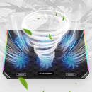 ICE COOREL USB Laptop Radiator Metal Base Computer Cooling Bracket, Colour: A16 Standard Version (Black)