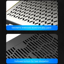 ICE COOREL USB Laptop Radiator Metal Base Computer Cooling Bracket, Colour: A16 Standard Version (Black)