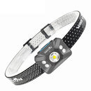 Warsun W07 LED Induction Strong Headlight Outdoor Rechargeable Night Fishing Flashlight(Gray)