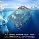 Warsun W07 LED Induction Strong Headlight Outdoor Rechargeable Night Fishing Flashlight(Gray)