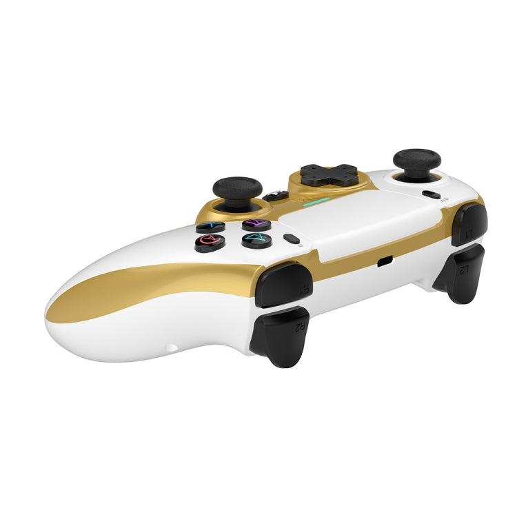 Bluetooth Game Wireless Controller For PC / PS4 / Switch(Gold)