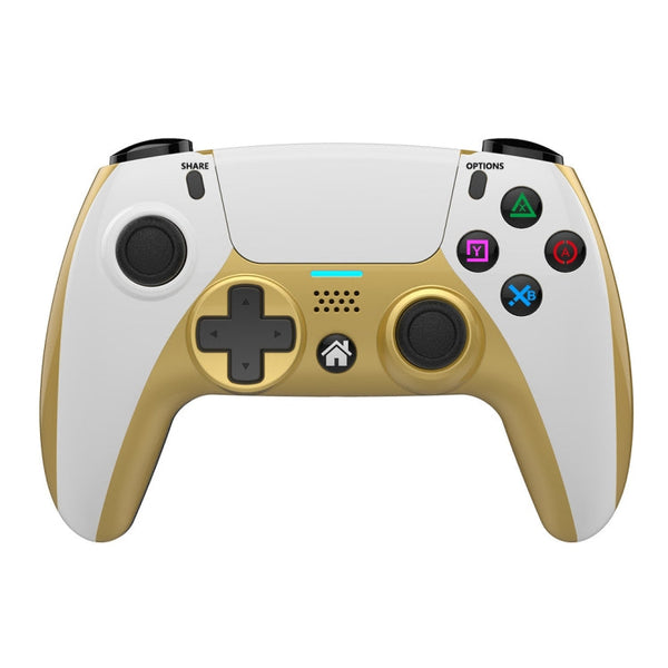 Bluetooth Game Wireless Controller For PC / PS4 / Switch(Gold)