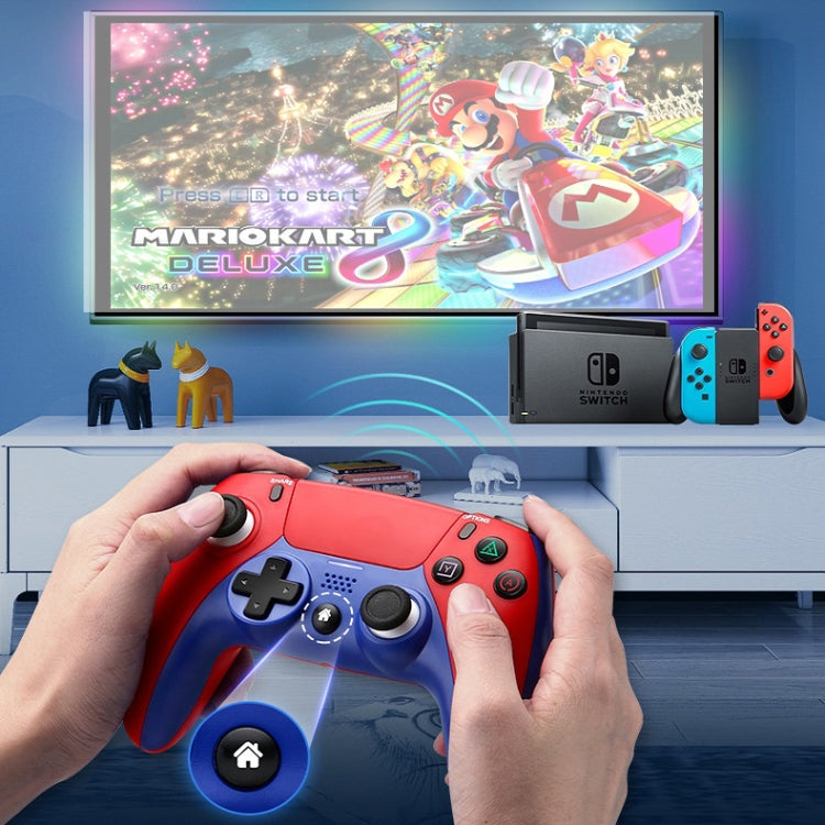 Bluetooth Game Wireless Controller For PC / PS4 / Switch(Blue)