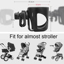 J4035 Stroller Cup Rapid Fixed Stroller Bottle Frame ABS Stroller Water Cup Rack(Black)