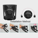 J4035 Stroller Cup Rapid Fixed Stroller Bottle Frame ABS Stroller Water Cup Rack(Black)