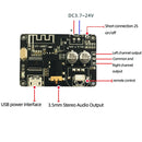 2 PCS XY-WRBT Bluetooth 5.0 Decoder Board Stereo Audio Module Wide Voltage Speaker Amplifier Without Remote Control