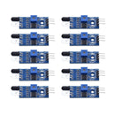 10 PCS Infrared Smart Car Obstacle Avoidance Sensor Photoelectric Switch Robot Sensor( 6D9)