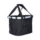 Outdoor Bicycle Front Bag Pet Basket Simple Assembly Foldable Riding Bag(Black)