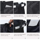 Outdoor Bicycle Front Bag Pet Basket Simple Assembly Foldable Riding Bag(Black)