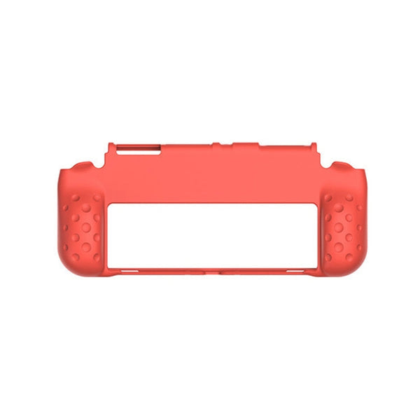 DOBE TNS-1142 Anti-Slip Anti-Fall Game Console Soft Shell Protective Cover For Nintendo Switch OLED(Red)