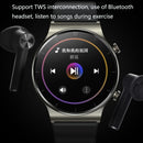 UM91 TWS Bluetooth Headset Smart Watch MP3 Music Sports Business Bluetooth Call Watch(Black)