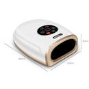 Hand Finger Joint Massager Wrist Palm Physiotherapy Mouse Hand Meridian Acupoint Massager, Specification: Plug(Pearl White)