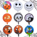 20 PCS 18 Inch Halloween Aluminum Decorative Balloon Party Decorative Balloon, Specification: Spider Double-sided Printing