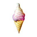 10 PCS 5050 Large Ice Cream Aluminum Balloon Children Birthday Party Atmosphere Decorative Balloon, Specification: Gradient Rainbow Ice Cream
