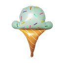 10 PCS 5050 Large Ice Cream Aluminum Balloon Children Birthday Party Atmosphere Decorative Balloon, Specification: Colorful Ice Cream