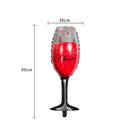 5 PCS 6016 Halloween Party Decorative Balloon Scene Arrangement Aluminum Film Balloon, Specification: Wine Glass