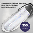 10W Household Shoe Dryer Shoe Deodorant Shoe Dryer Smart Timed Folding Shoe Baker Socks Dryer With Purple Lamp EU Plug