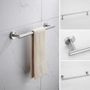 304 Stainless Steel With Grooved Bathroom Pendant Bathroom Shelf,Style: Wire Drawing Single Rod 40cm