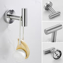 304 Stainless Steel With Grooved Bathroom Pendant Bathroom Shelf,Style: Wire Drawing Hook