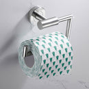 304 Stainless Steel With Grooved Bathroom Pendant Bathroom Shelf,Style: Paper Towel Holder B