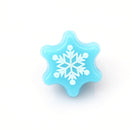 10 PCS Christmas Gift Prom Party Finger Light Glowing Ring Toy(Snowflake)