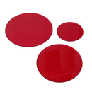 3 In 1 Beauty Shot Props Decorative Transparent Acrylic Board Cosmetic Shooting Ornaments Commercial Background(Red )