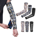 Sports Multi-Function Sunscreen Ice Sleeves with Zipper Pocket, Size: S(Little Tiger Short Version)