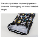 Sports Multi-Function Sunscreen Ice Sleeves with Zipper Pocket, Size: M(Black Short Version)