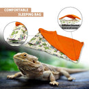 Gecko Lizard Reptile Sleeping Bag With Pillow Hamster Pet Sleeping Bag(Cactus Print)